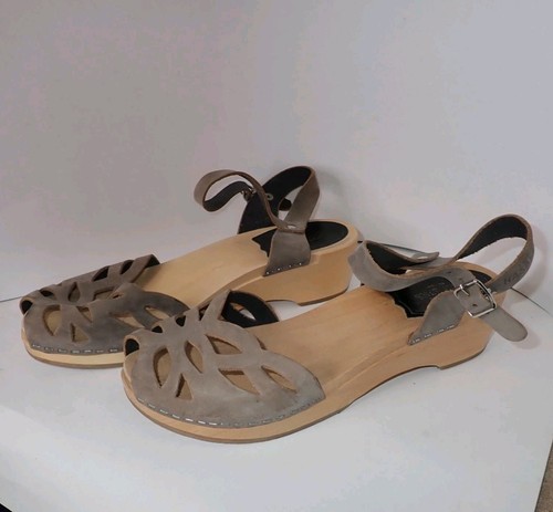 Swedish hasbeens wood - hasbeens, clogs