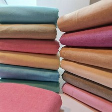 25 Color 100% Cotton Calico Canvas Natural Craft Patchwork Fabric Material 58"