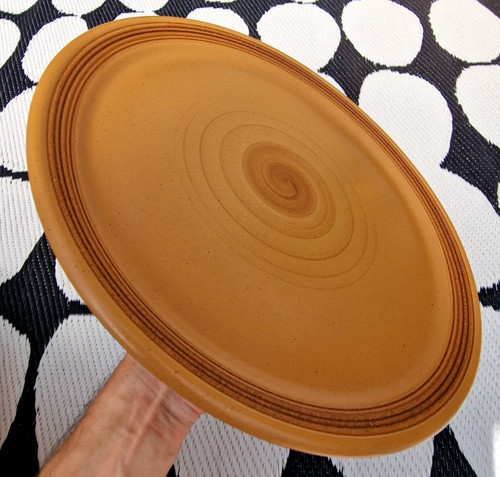 Purbeck pottery brown - ', swirl
