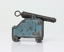 Antique Cast Iron Toy Cannon