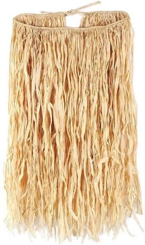 Raffia grass skirt natural - grass,