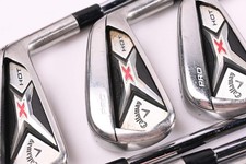 Callaway X Hot Pro Irons / 4-PW / Regular Flex Project X Flighted 95 Shafts