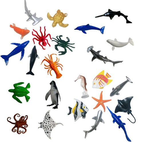 24pcs mini sea animal - animal, for