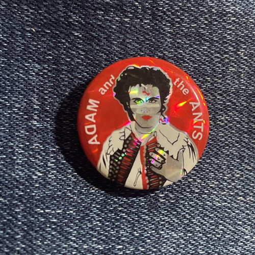 Adam ant 1980s pinback - 1980s,