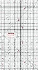 Liquidraw® Patchwork Quilting Ruler, Acrylic Imperial Template Transparent 6x12"