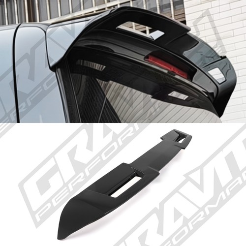 Rear spoiler lip gloss - rear, black