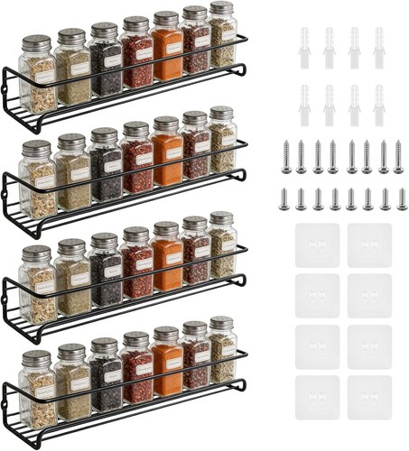 Spice rack wall mounted door - wall, mounted,