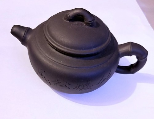 Vintage chinese purple - chinese, clay
