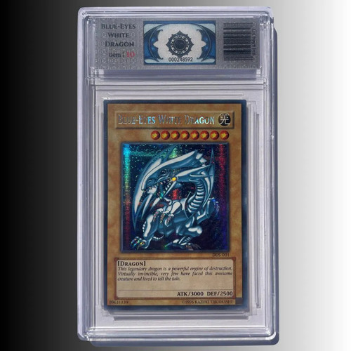 Blue eyes white dragon - white, graded