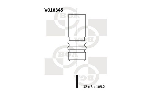 Bga v018345 outlet valve - bga,