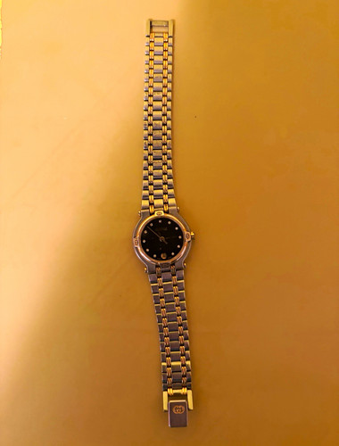 Gucci 9000l two tone - gucci, two-tone