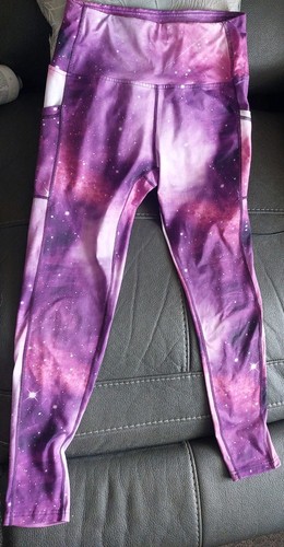 Purple galaxy space print - purple,