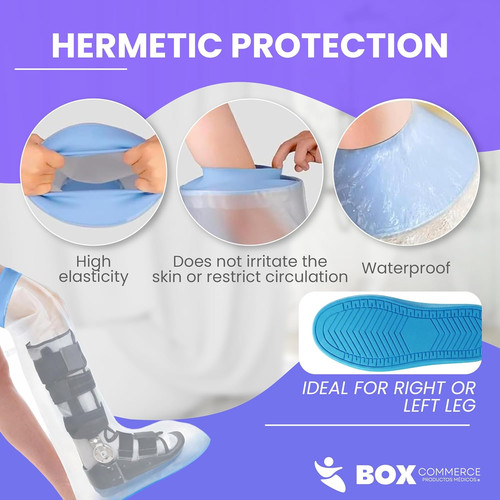 Waterproof leg cast - cast, cover