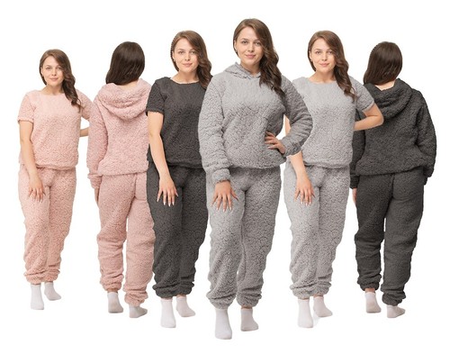 Womens teddy bear pyjamas - teddy, set