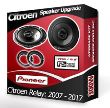 Citroen Relay Front Door Speakers Pioneer car speakers + Adaptor pods 300W