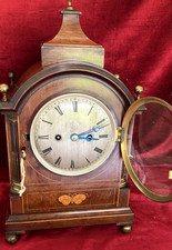 Quality Double Fusee Mahogany Bracket Clock