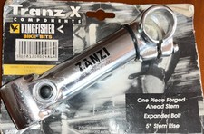 Tranz X Zanzi Retro Stem 25.4mm Clamp 130mm Length Alloy AHead Exp Bolt