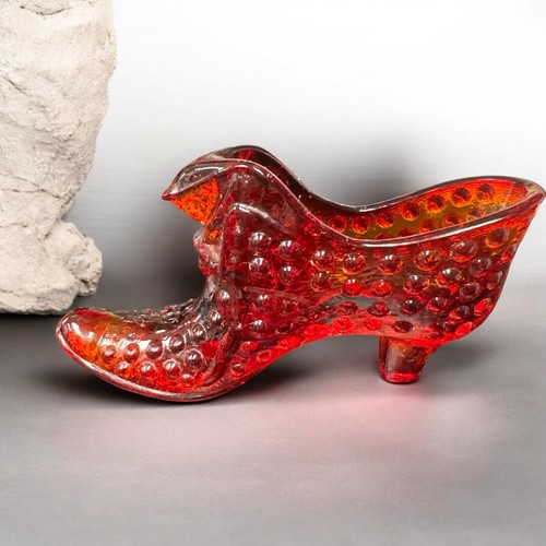 Vintage ruby red hobnail - vintage,