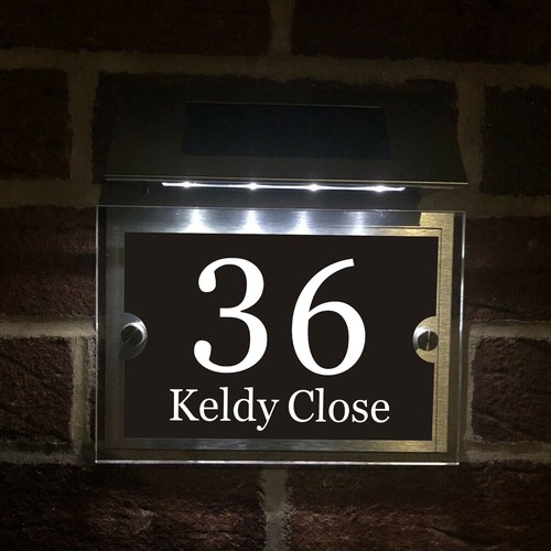Personalised house number - personalised,