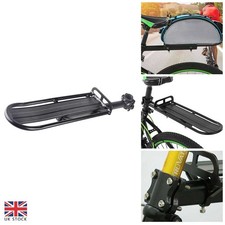Rear Bicycle Black Pannier Rack Carrier Bag Luggage For Cycle Mountain Bike UK