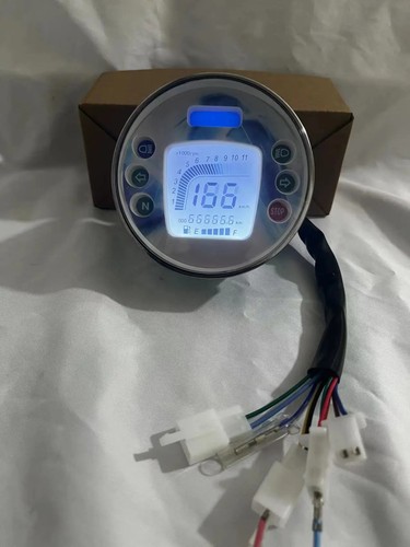 Digital round speedometer - round,