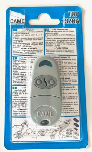 Came gate remote control fob - control,