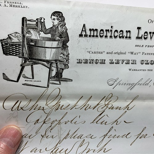1875 american lever clothes - lever,