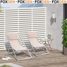 Set of 2 Folding Garden Beach