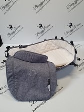 Bugaboo Donkey 2 Carrycot Fabric Complete Classic Grey Melange Apron Mattress