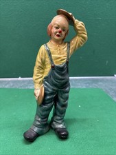 Ceramic Clown Figurine –