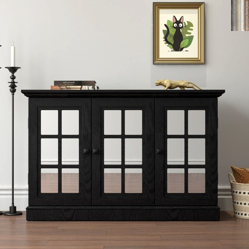 Storage cabinet mirrored - cabinet, 3