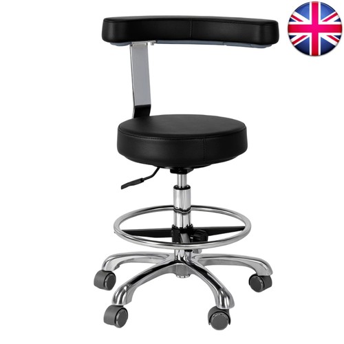 Adjustable rolling stool with - adjustable,