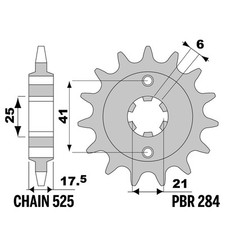 Honda XBR-SH 500 1987-1991 PBR