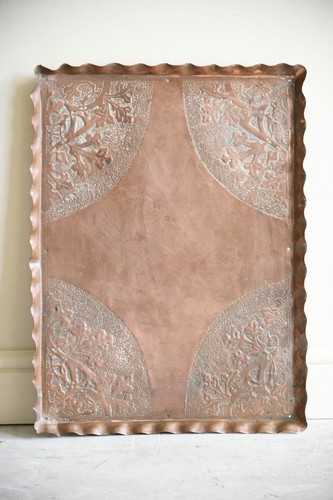 Antique newlyn copper - antique, tray