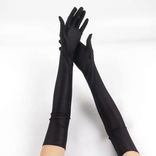 Ladies Long Satin Opera Gloves