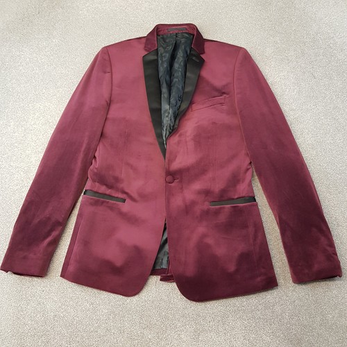 Asos jacket 40r burgundy - jacket,