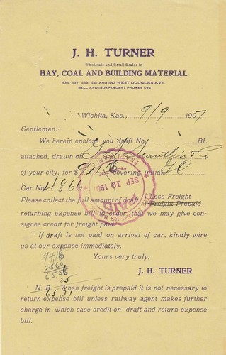 H turner wichita 1907 - j.,