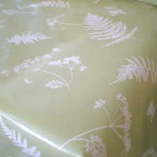 Moorland Sage PVC WIPE CLEAN Oilcloth Tablecloth
