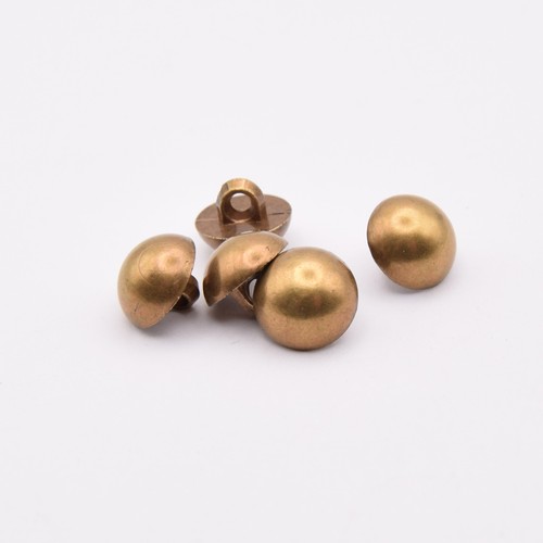 Gold coloured shank buttons - gold,