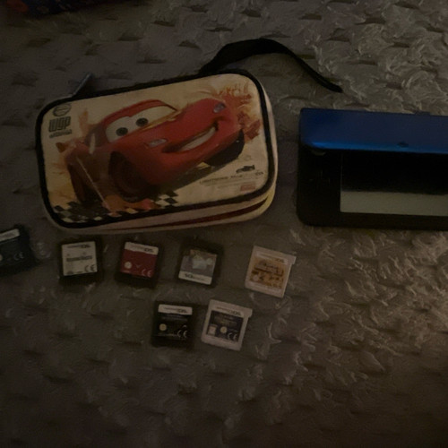 Nintendo 3ds blue black - nintendo,
