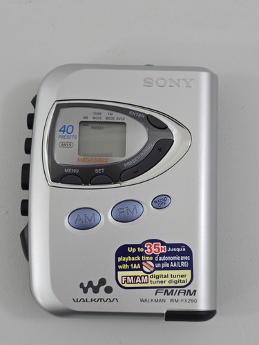 Sony walkman fx290 cassette - wm-fx290,