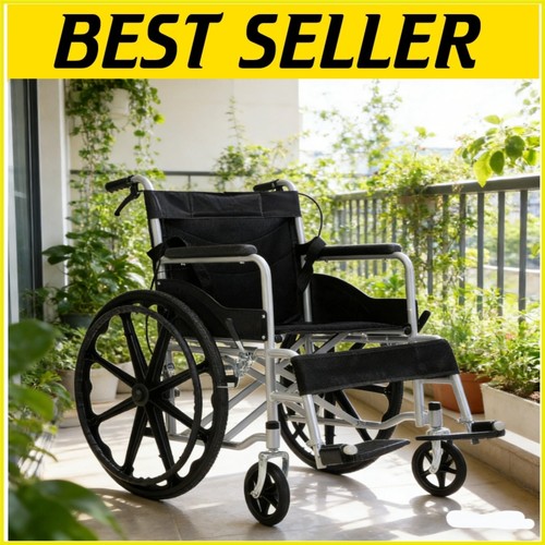 Lightweight folding wheelchair - folding,