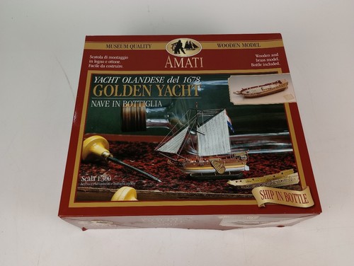 Amati golden yacht ship - yacht, in