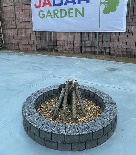 Fire pit bricks concrete - cm,