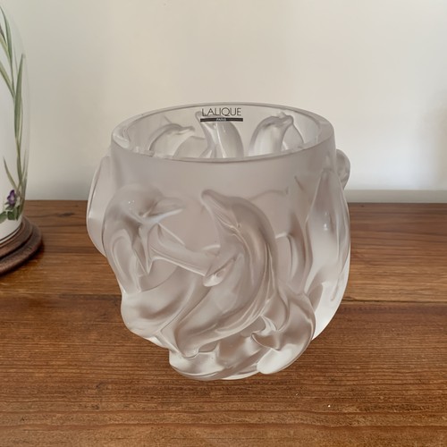 Lalique french glass dolphin - french,