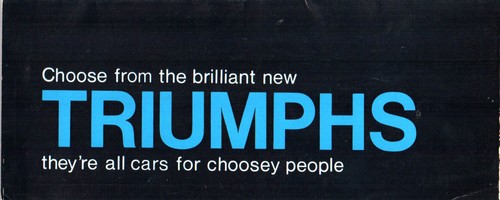 Triumph range 1965 - range, uk