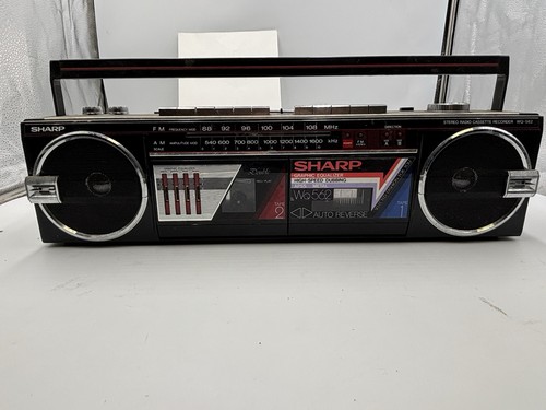 Sharp 562 stereo radio - wq-562,