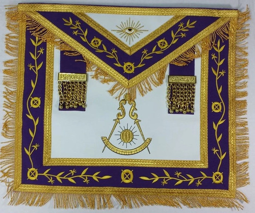 Masonic past master apron - past,