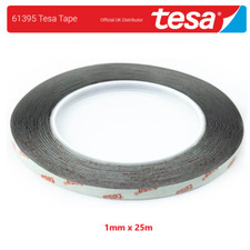 61395 Tesa Tape - Black - 1mm