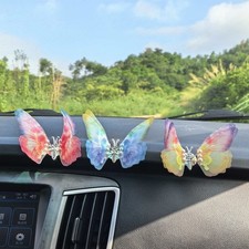 Colorful Beads Butterfly Car